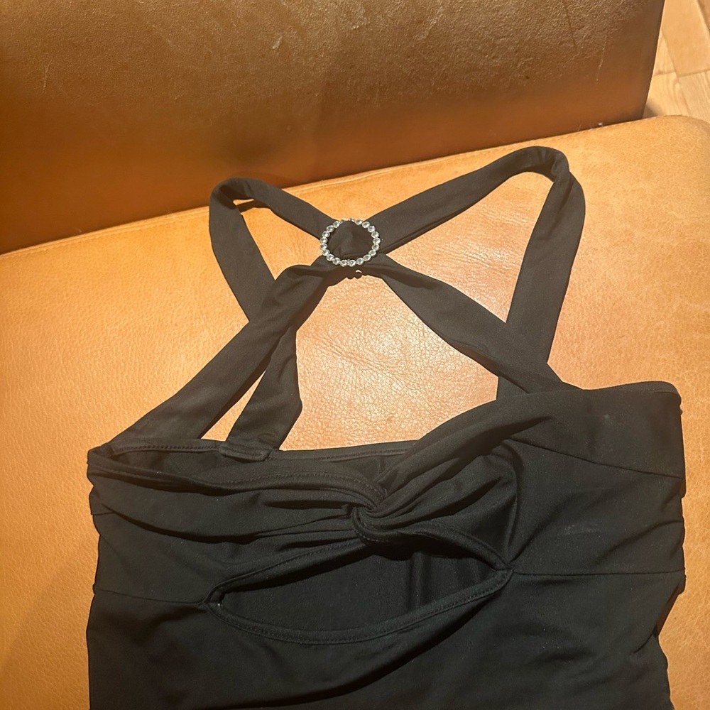 SHEIN Black Halter Top